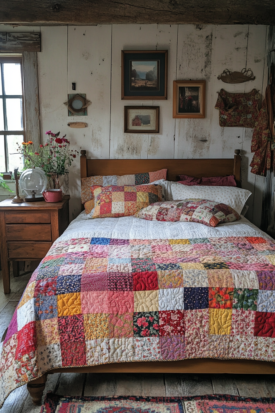 Rustic farmhouse bedroom