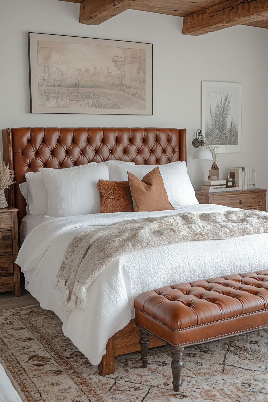 Rustic farmhouse bedroom