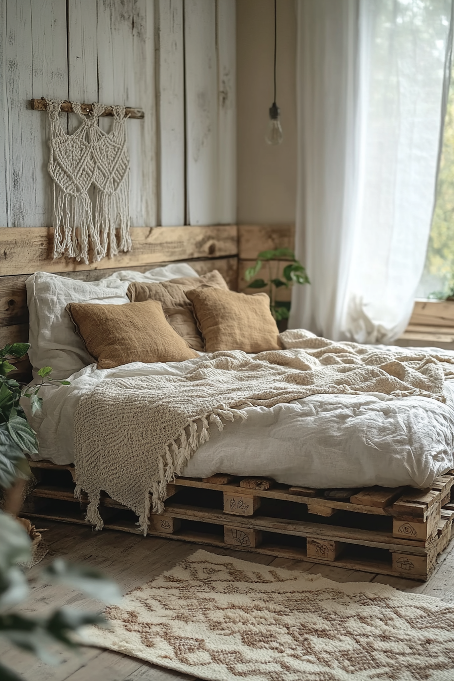 Rustic farmhouse bedroom