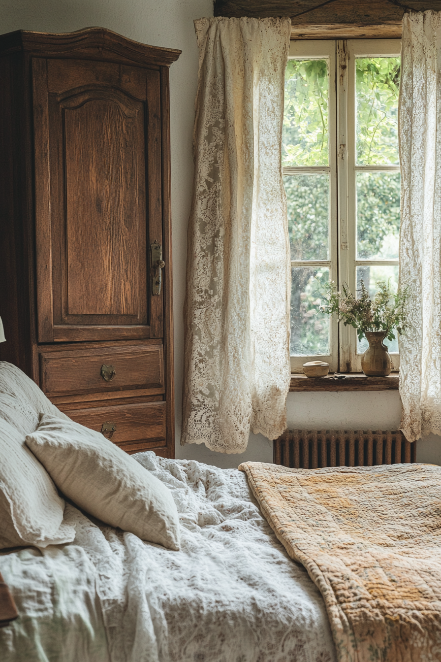 Rustic farmhouse bedroom