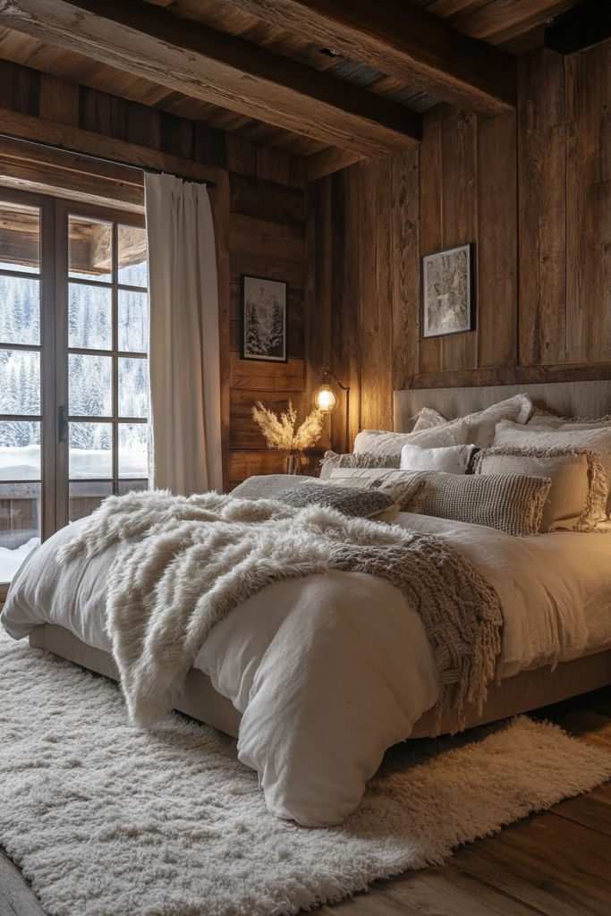 Rustic farmhouse bedroom