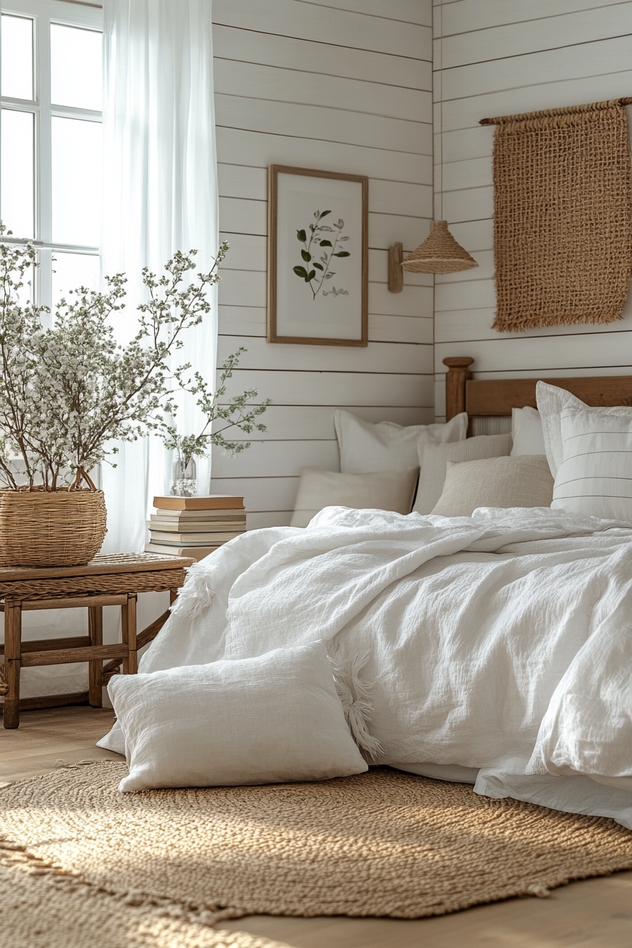 Rustic farmhouse bedroom