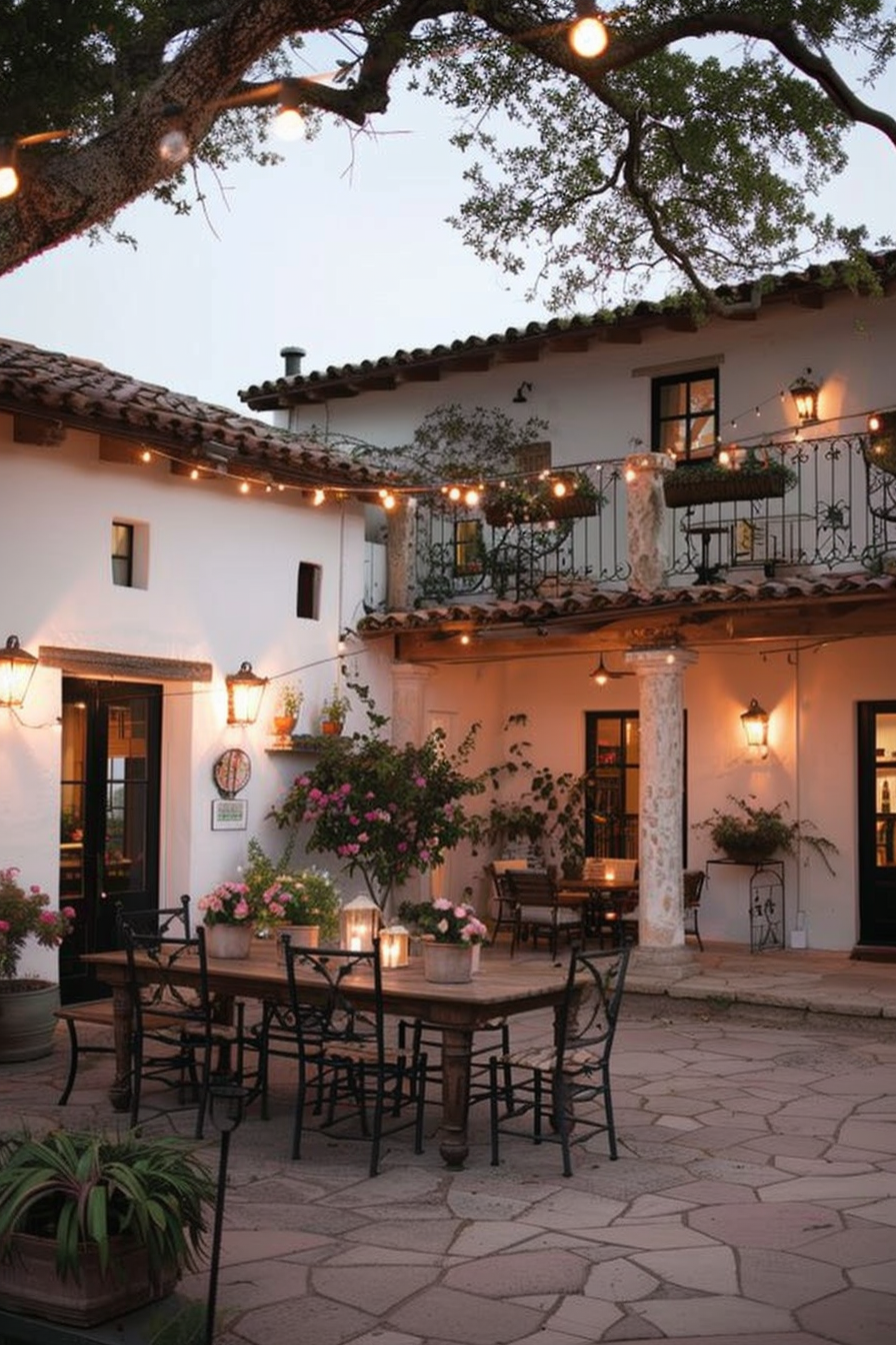 Invitation of the Mexican farmhouse terrace with a rustic charm