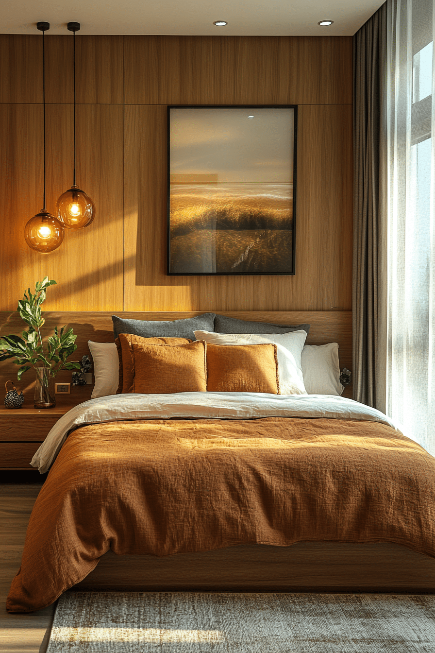 Bedroom in soft neutral tones