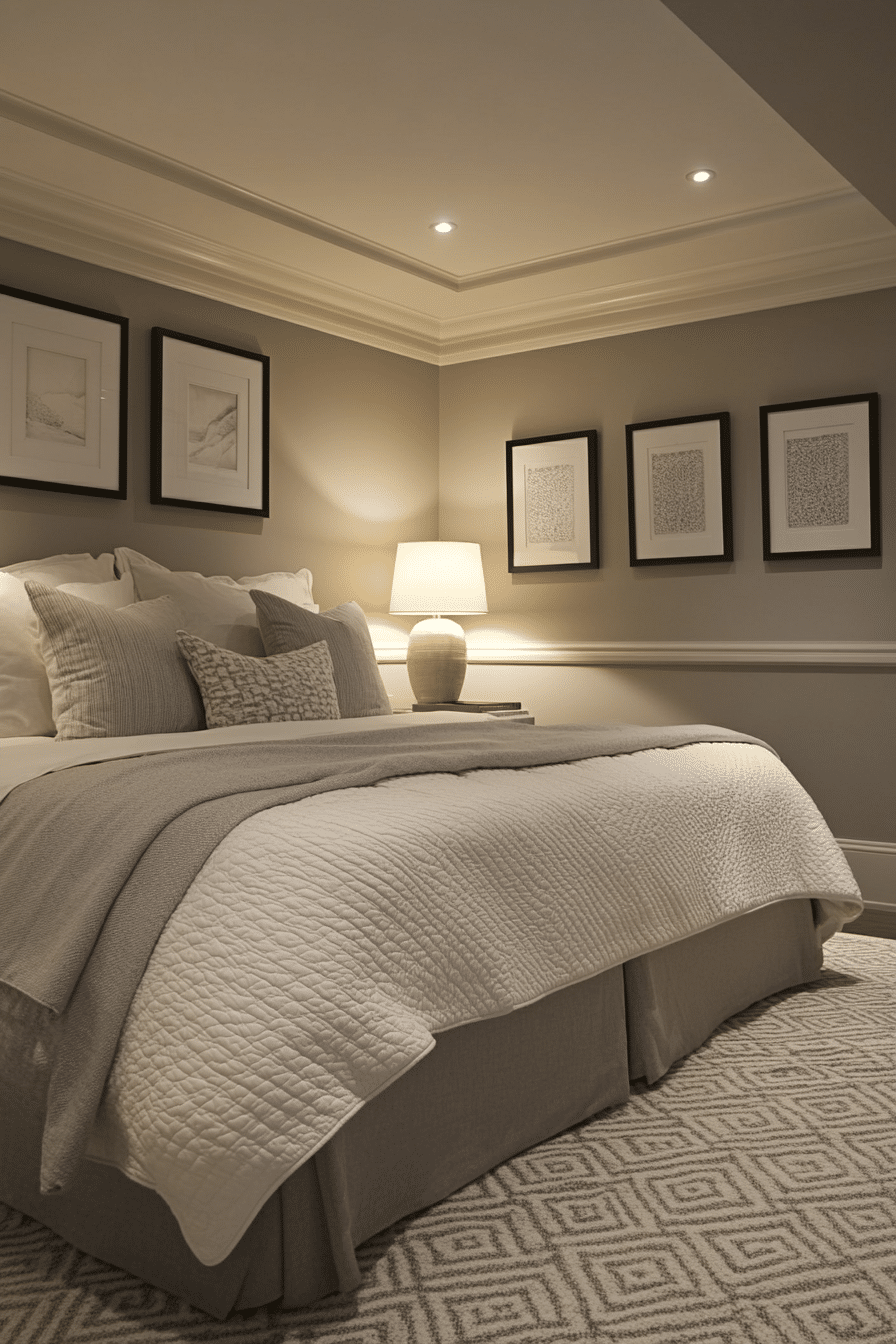 Bedroom in soft neutral tones