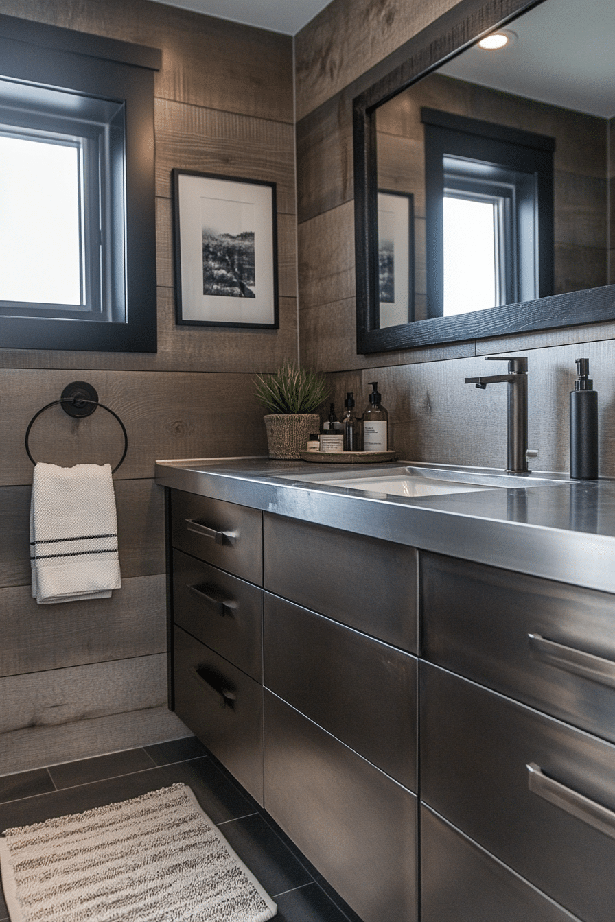 Bathroom in industrial style