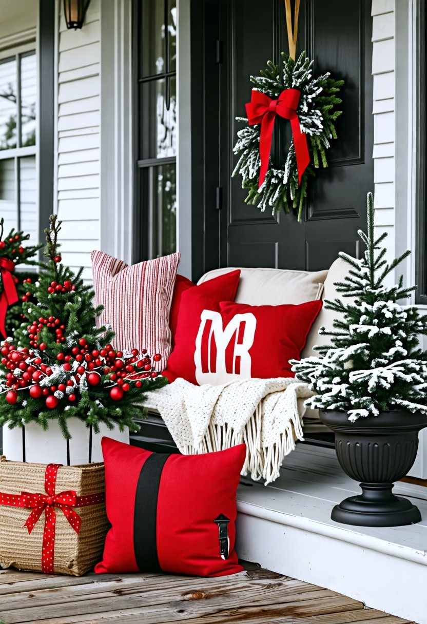 Transform Your Home: 20 Enchanting Front Porch Christmas Decor Ideas to Inspire Holiday Cheer!