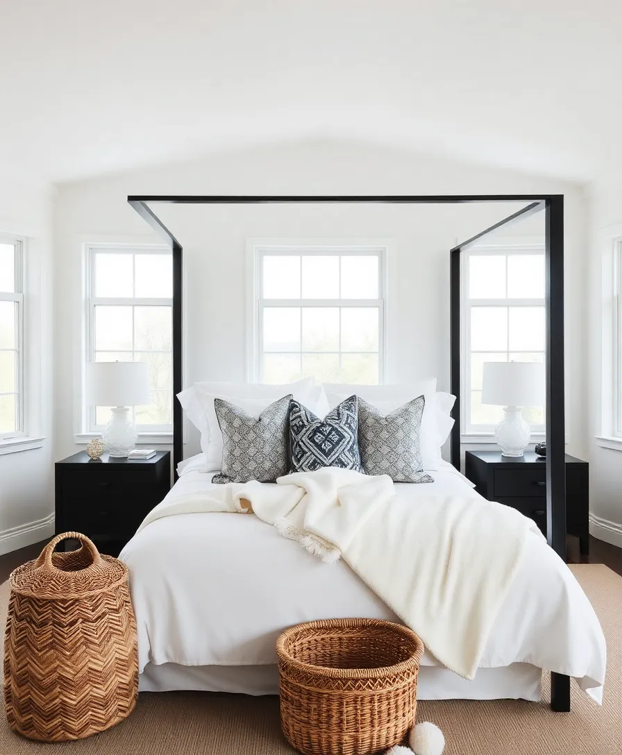 21 creative, eclectic black and white bedroom ideas that are simply unforgettable! - 3. Eye-catching black furniture