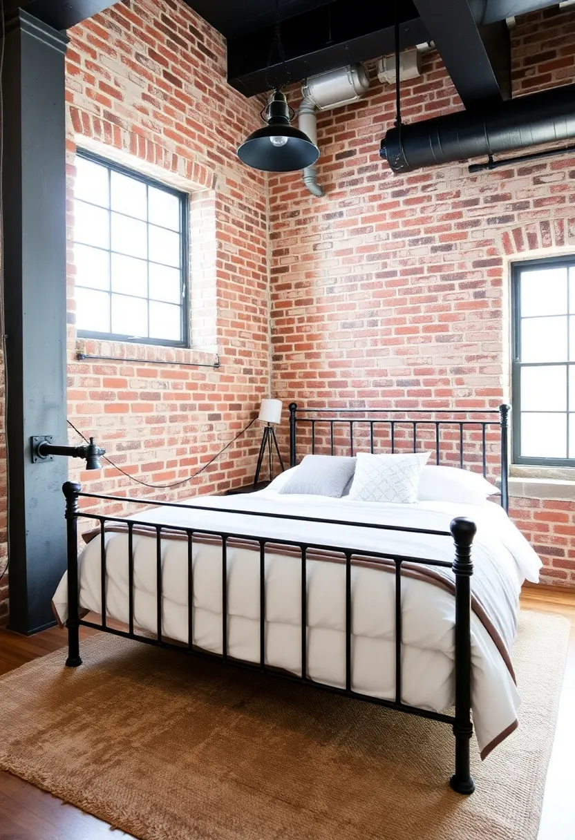 21 creative, eclectic black and white bedroom ideas that are simply unforgettable! - 18. Industrial accents