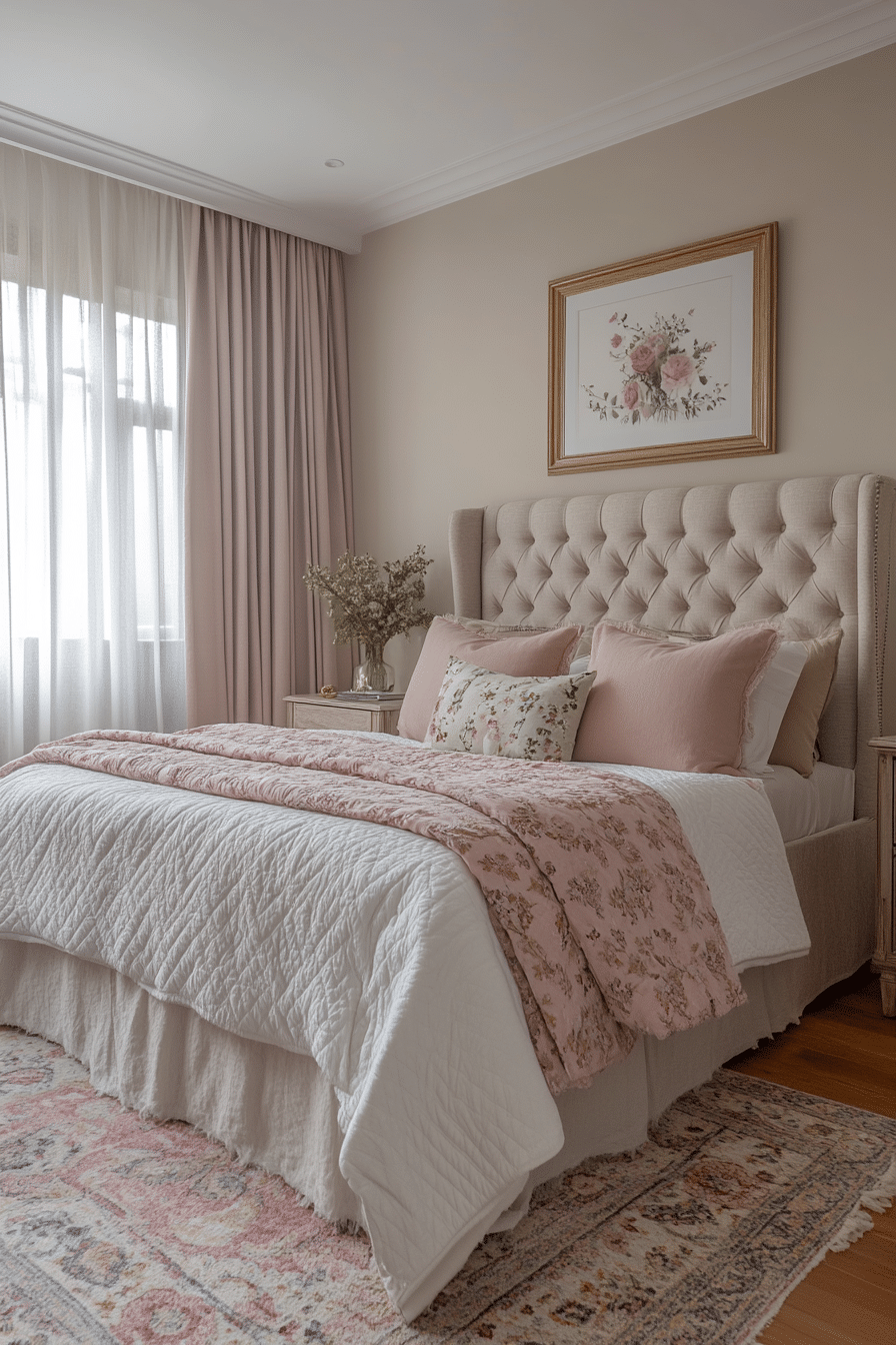 Bedroom in soft neutral tones