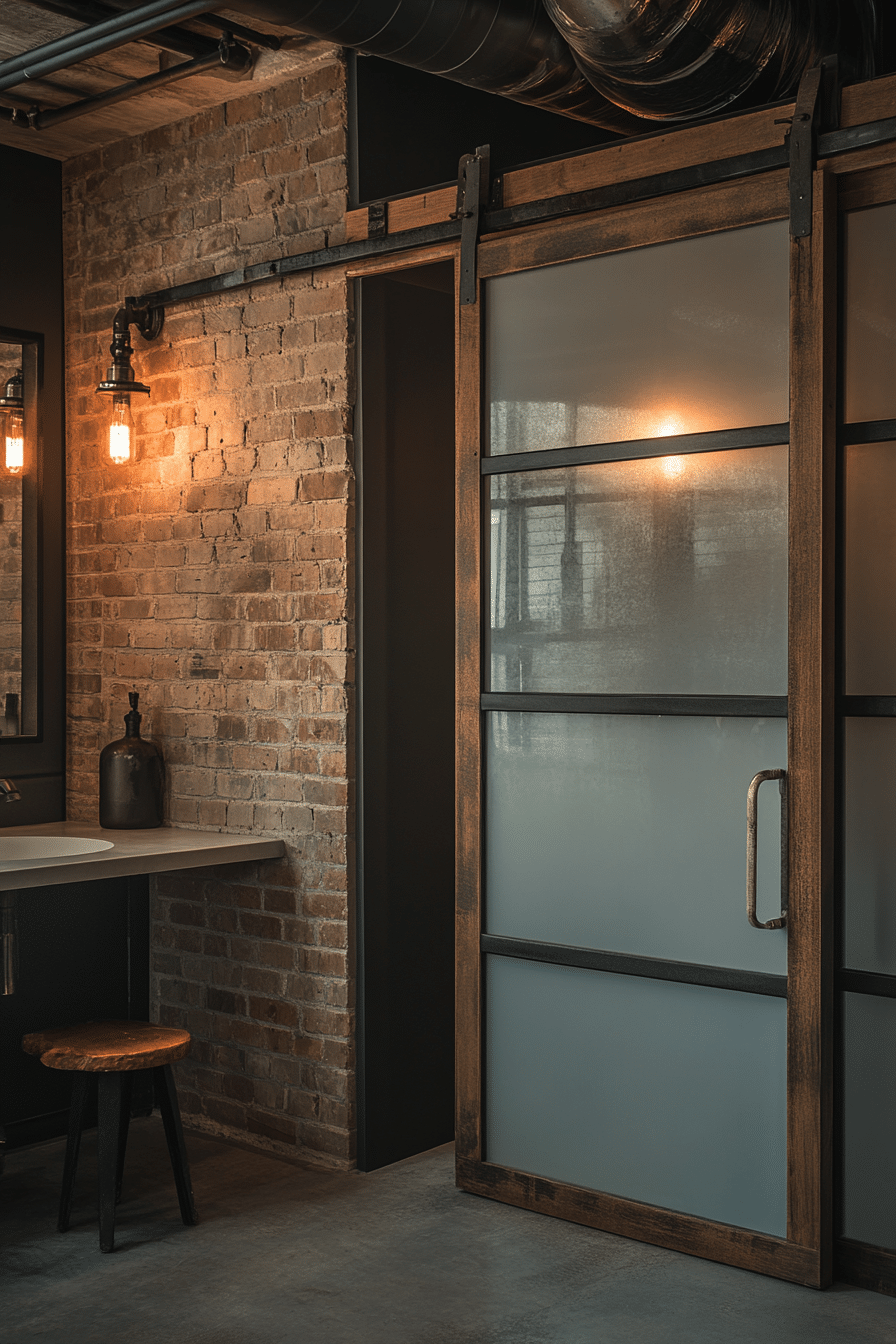 Bathroom in industrial style