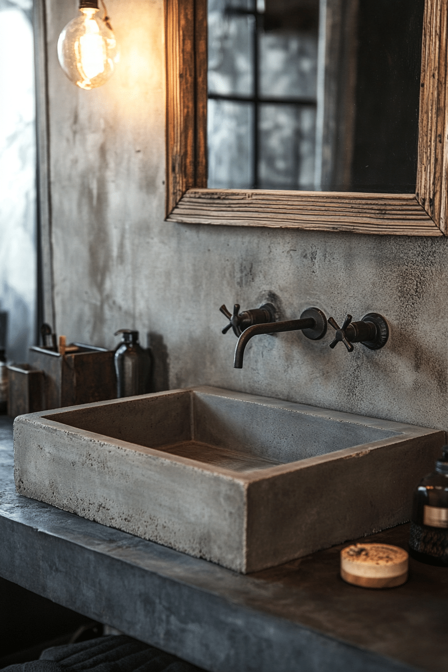 Bathroom in industrial style