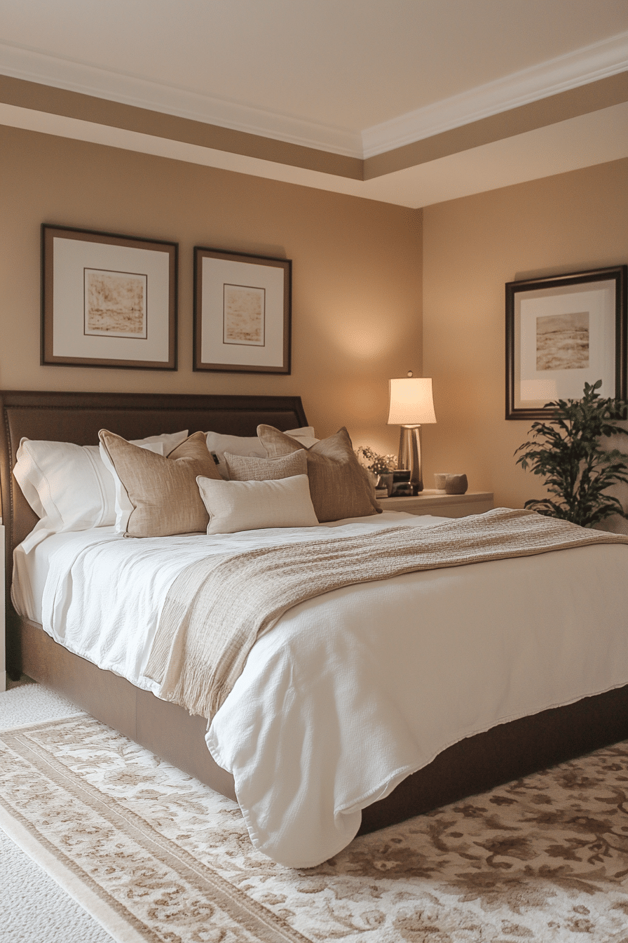 Bedroom in soft neutral tones