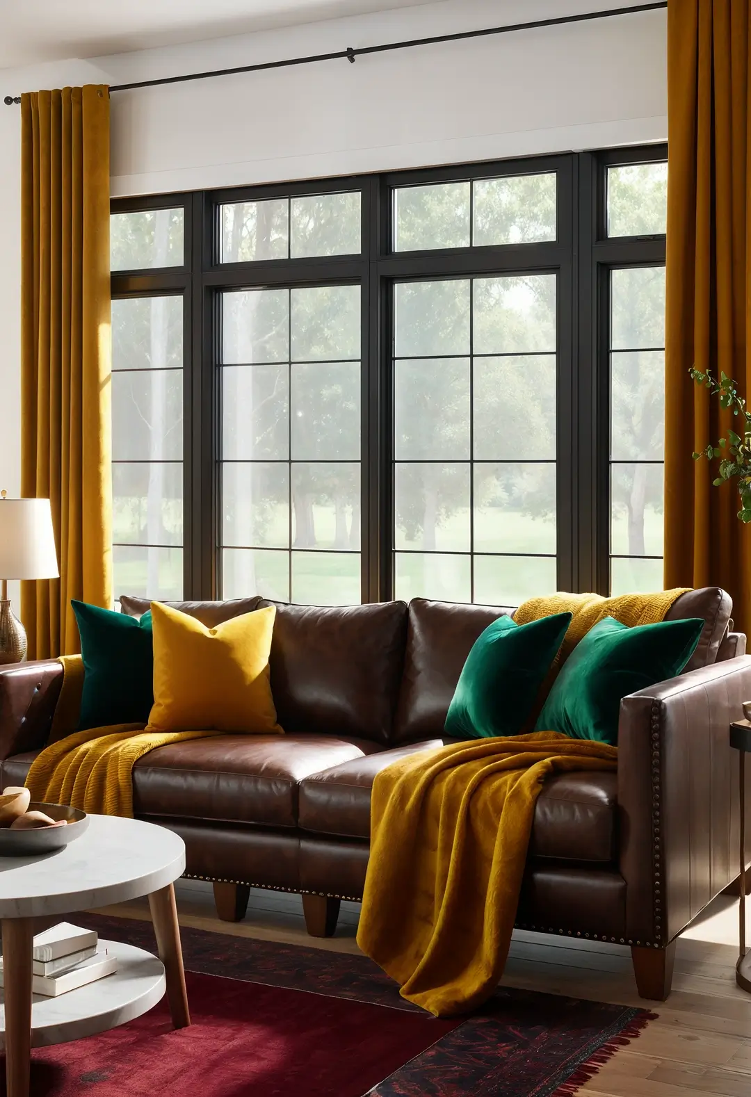 25 Stunning Ideas to Elevate Your Living Room with a Brown Leather Couch