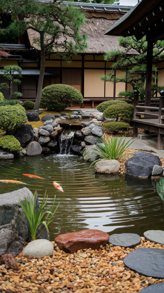 Incorporate a koi pond