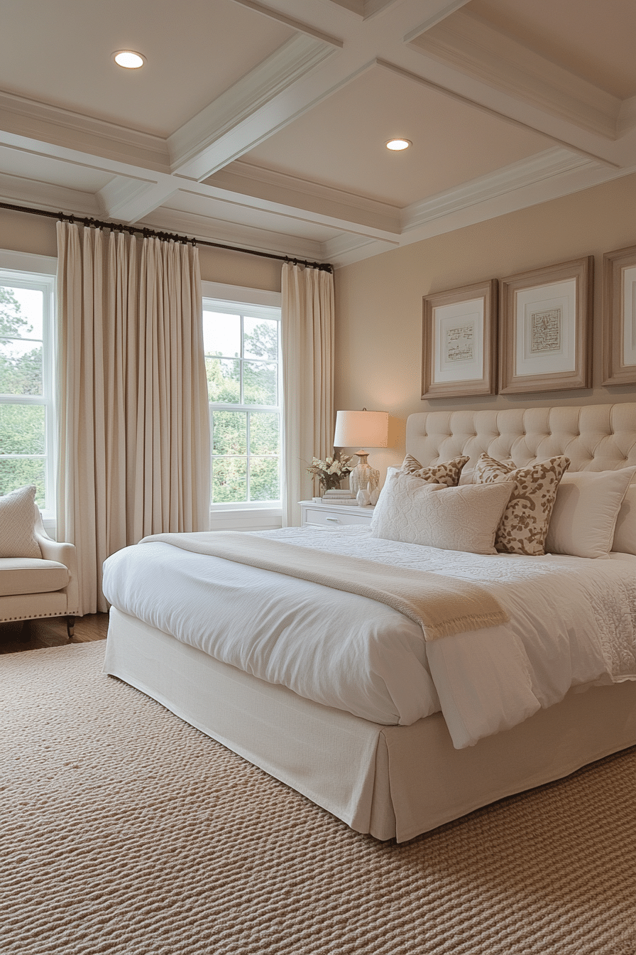 Bedroom in soft neutral tones