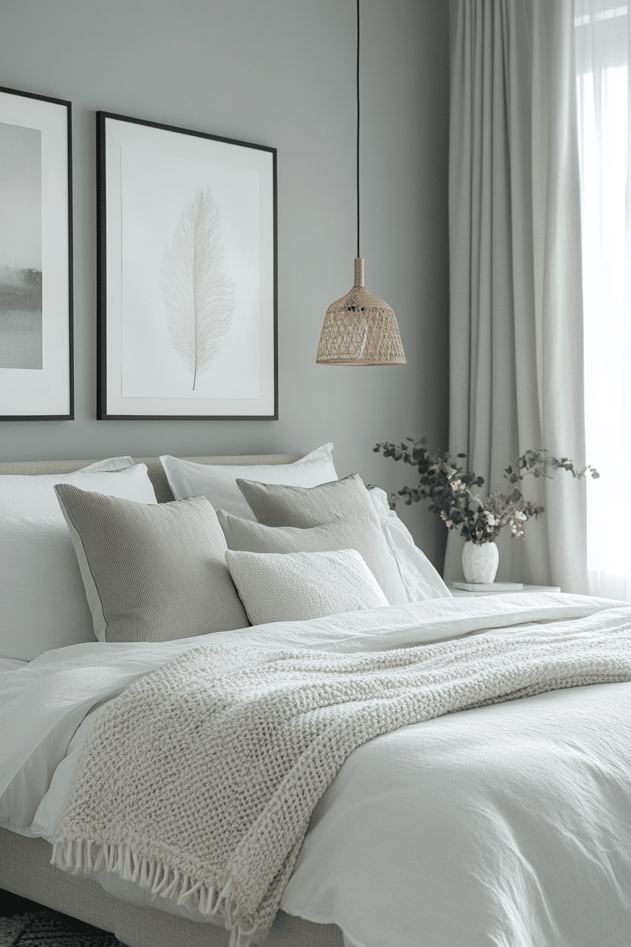 Bedroom in soft neutral tones