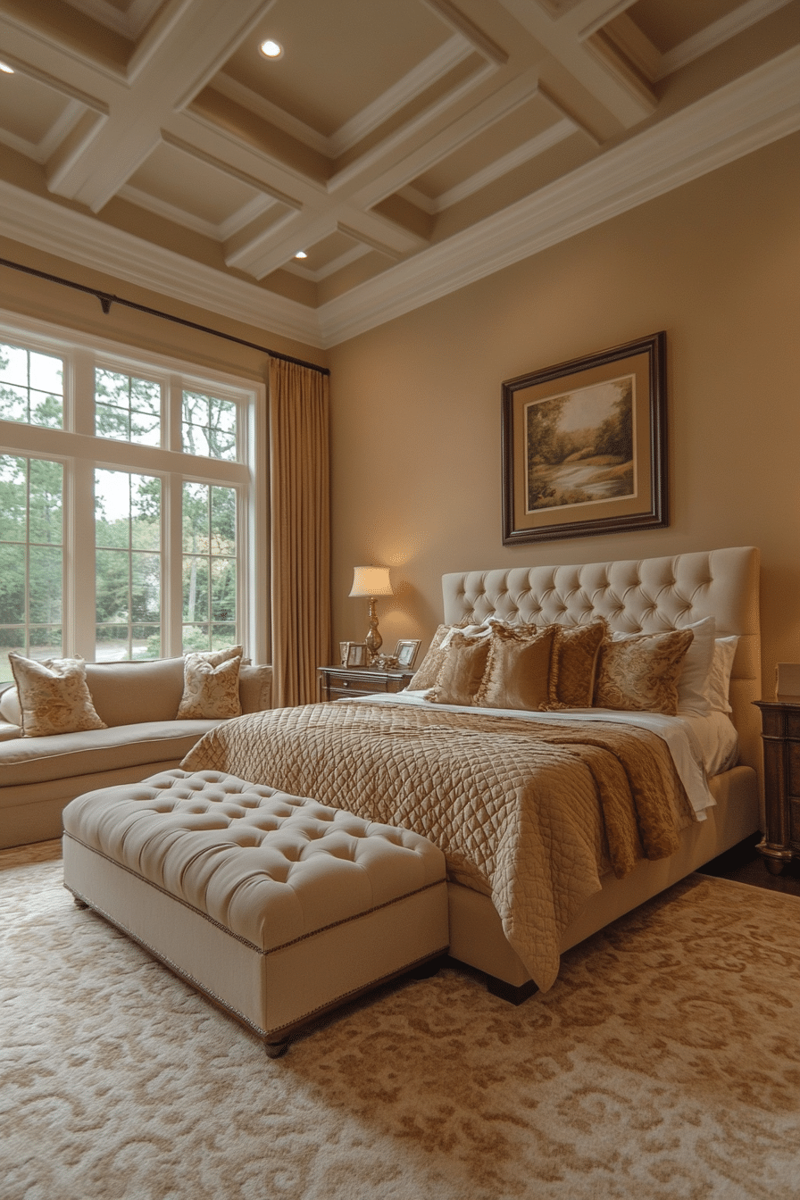 Bedroom in soft neutral tones