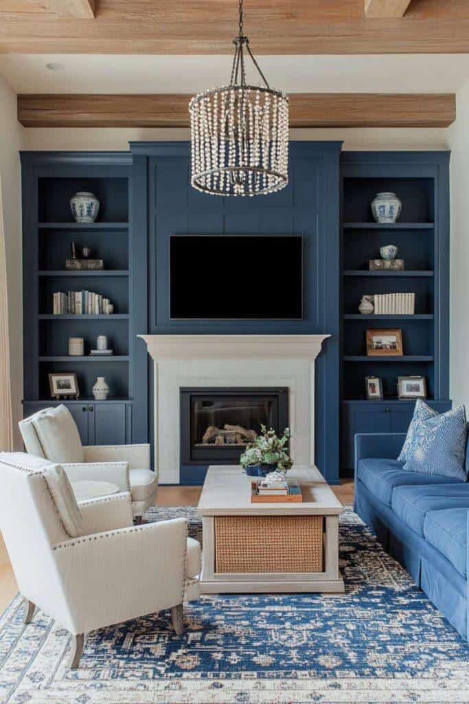         Blue living room ideas