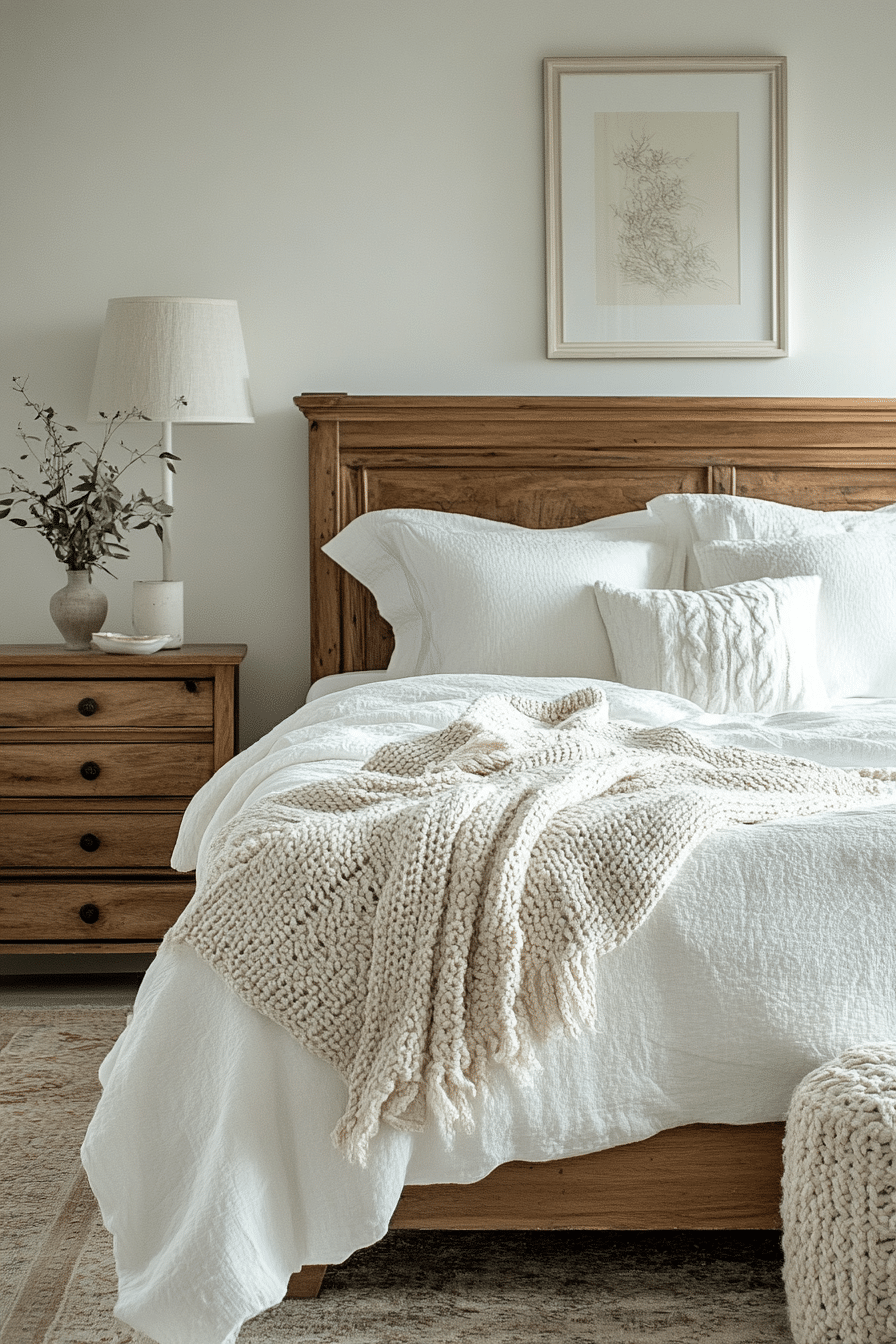 Bedroom in soft neutral tones