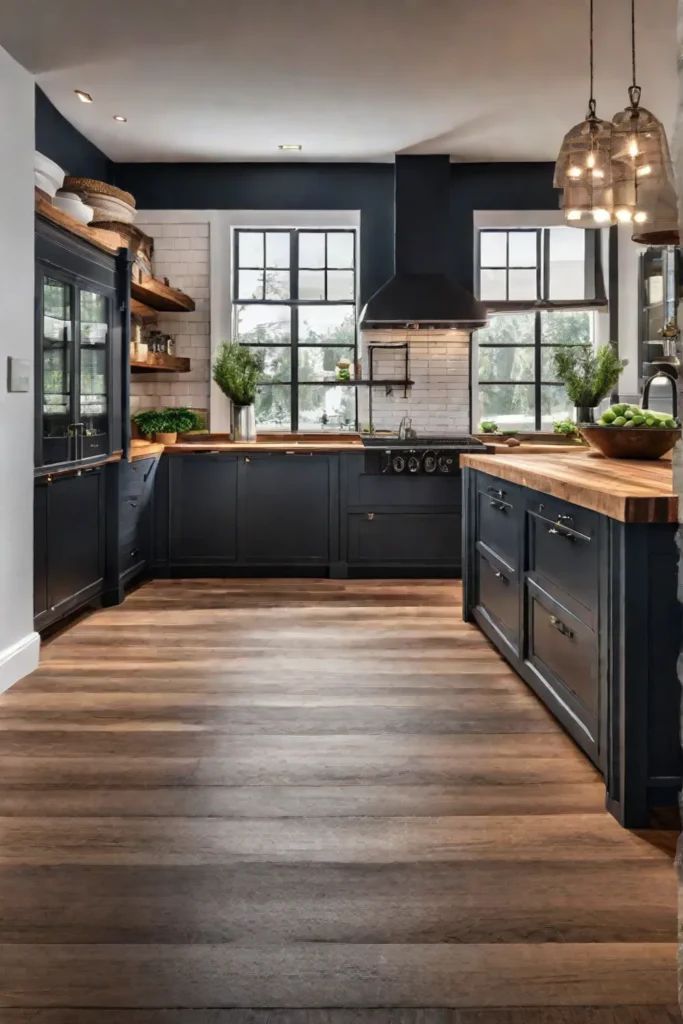 Butcher block kitchen island