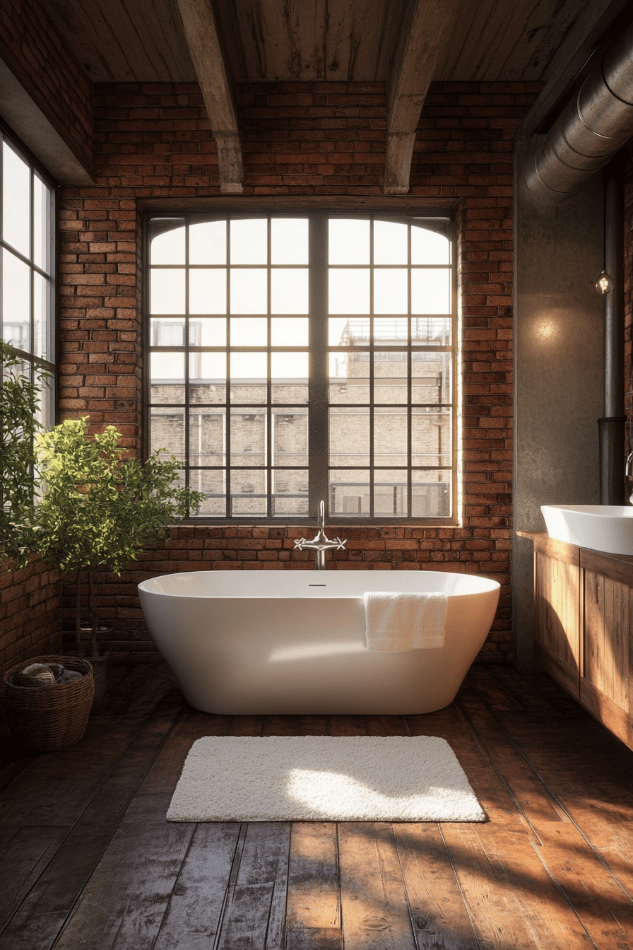 Bathroom in industrial style