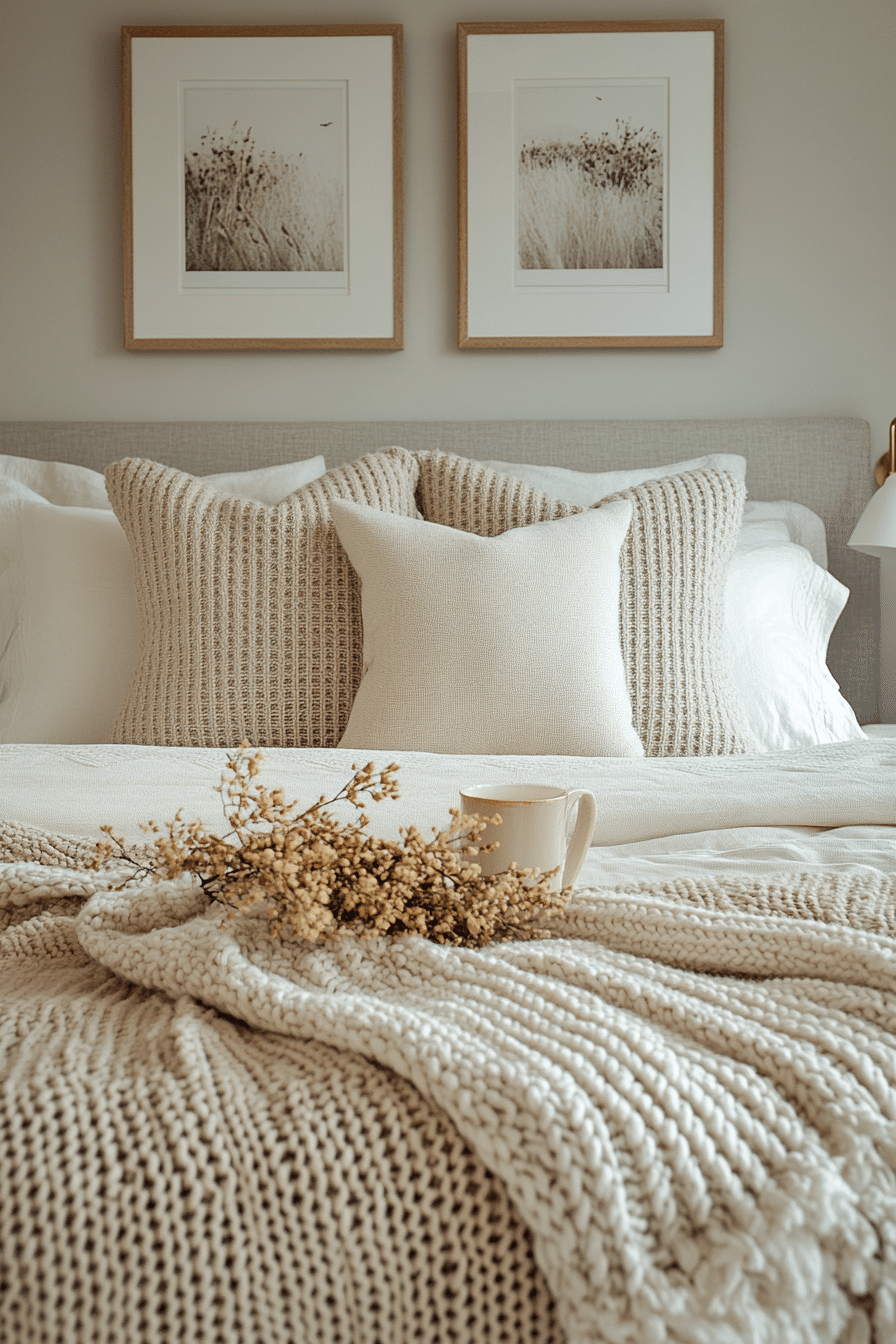 Bedroom in soft neutral tones