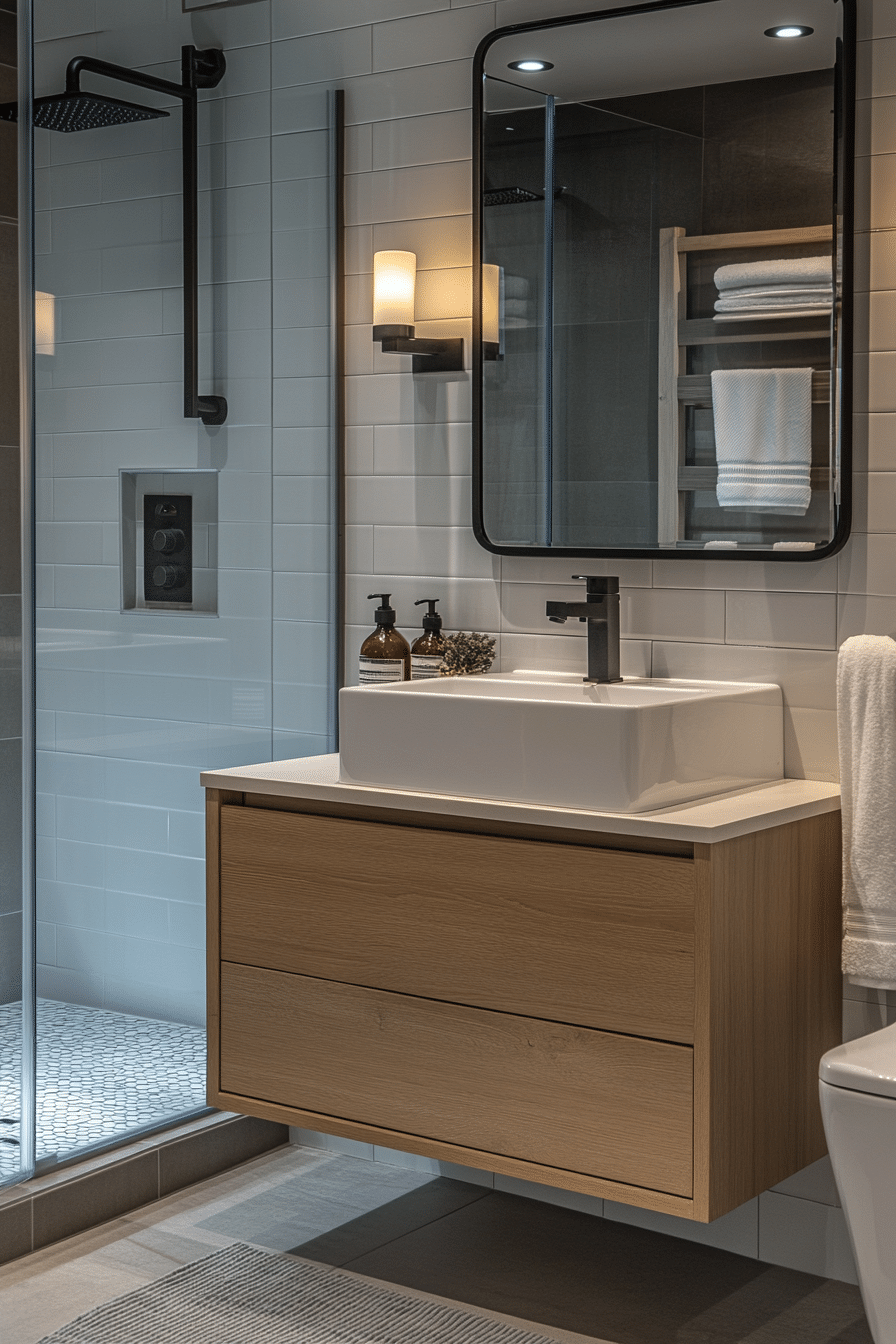 Bathroom in industrial style