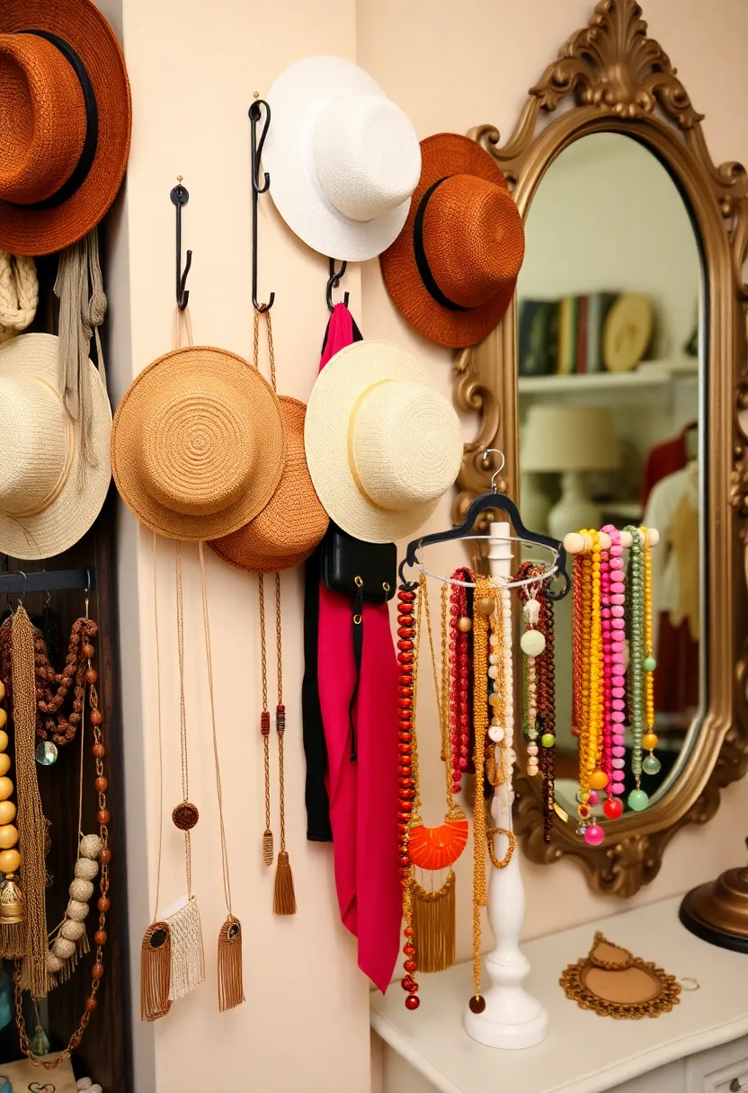 Brighten Up Your Vintage Dressing Room: Must-Have Items for a Retro Atmosphere - 5. Vintage Accessories Display