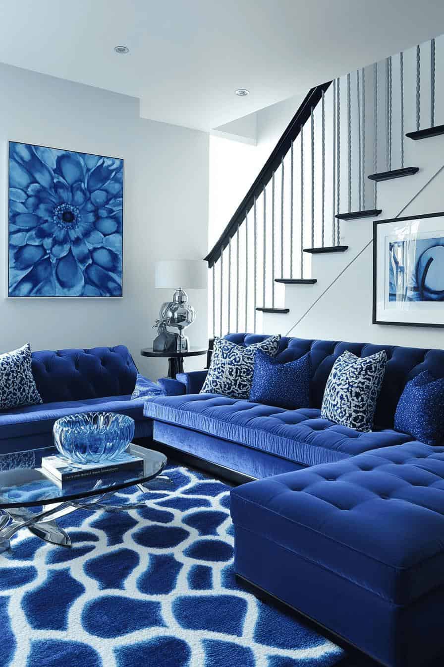 Transform Your Space: 42 Stunning Blue Living Room Inspirations & Designs to Elevate Your Home