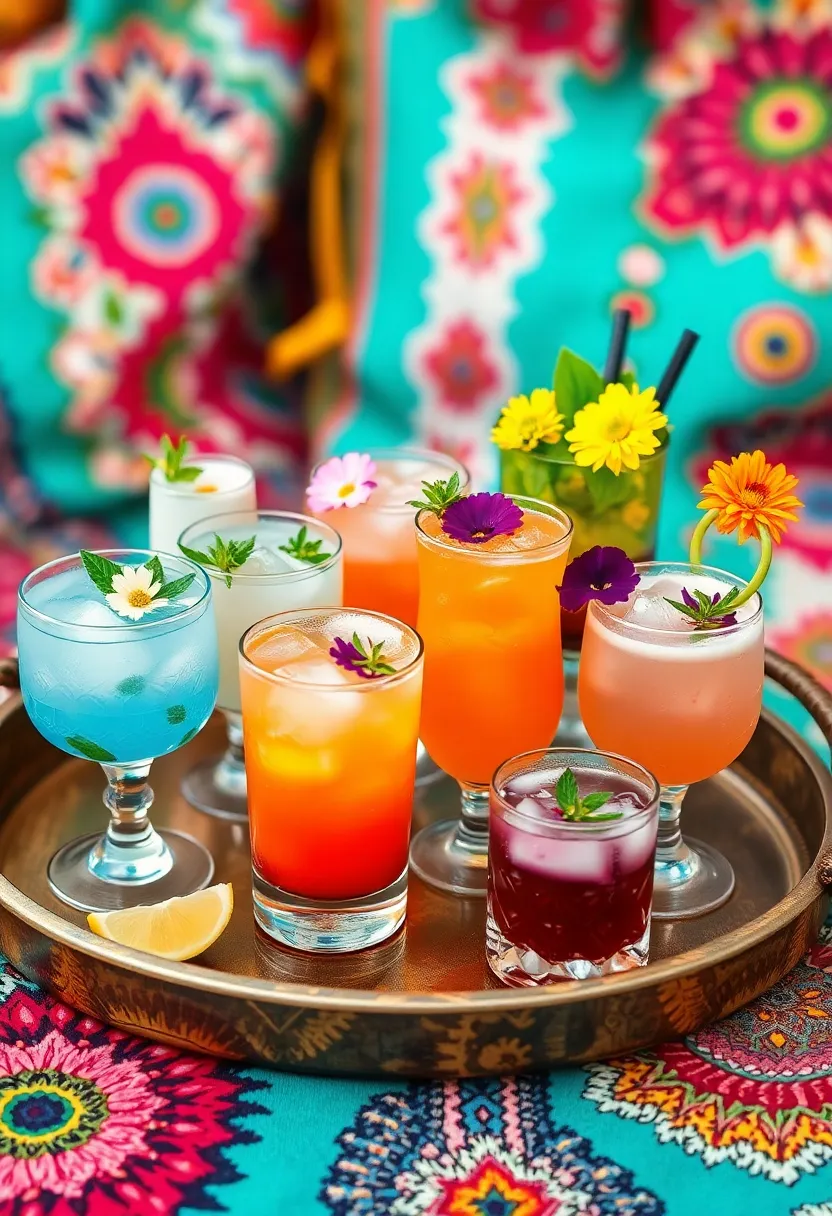 Boho Chic Bar Tray Styling: Create a relaxed atmosphere for your next meeting - 5. Creative drink presentation