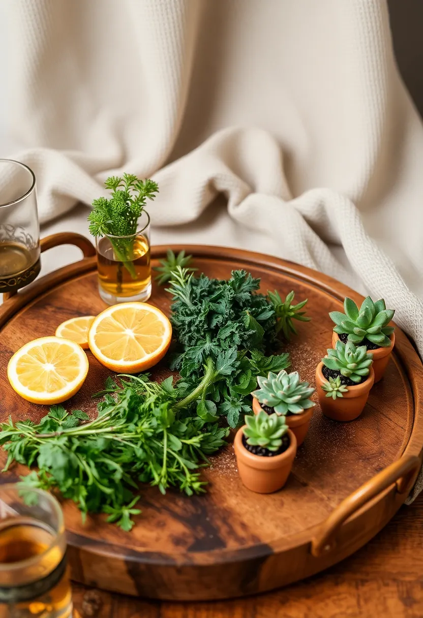 Boho Chic Bar Tray Styling: Create a relaxed atmosphere for your next gathering - 3. Incorporate natural elements