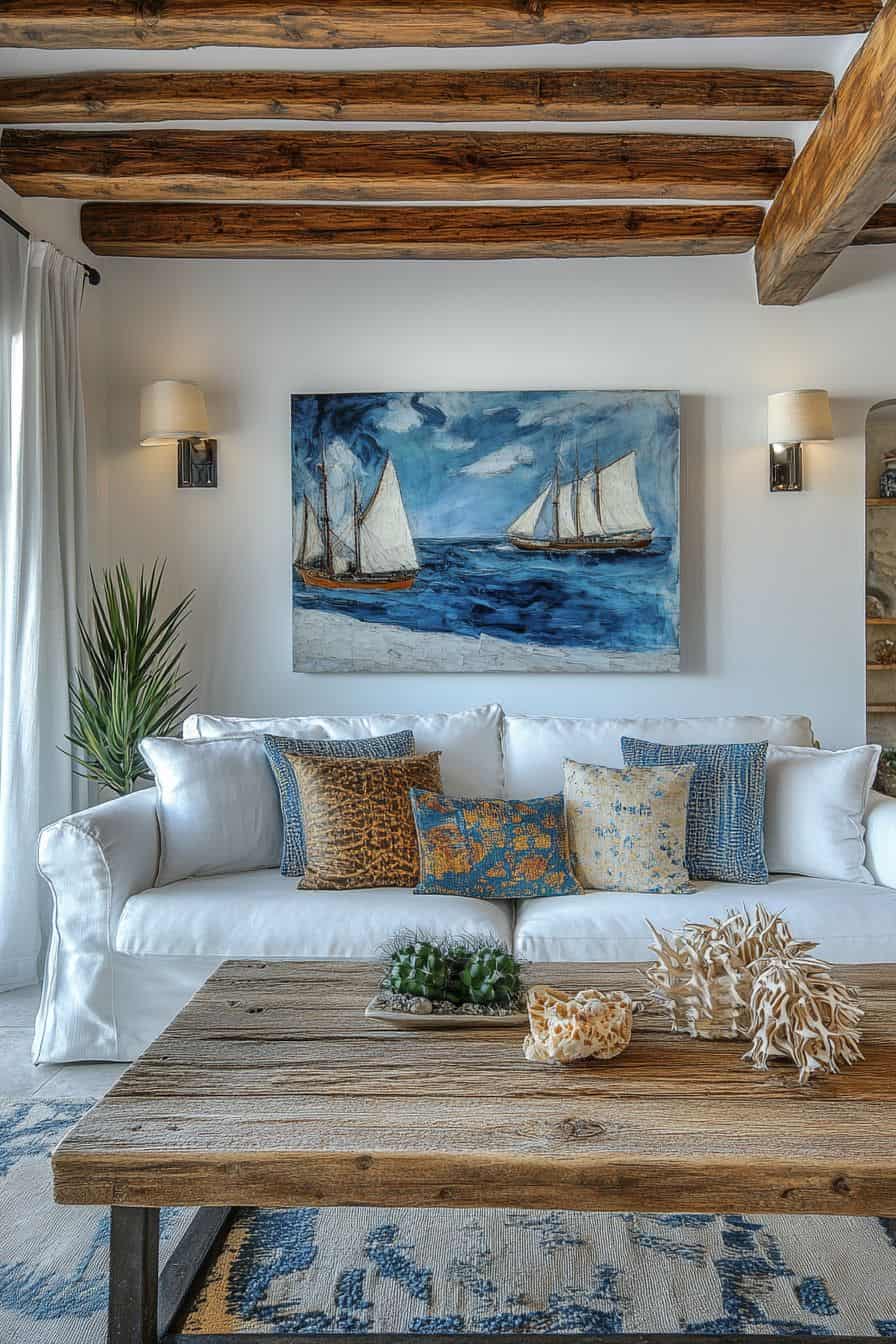 Transform Your Space: 20 Inspiring Coastal Living Room Designs for a Serene Beach Retreat