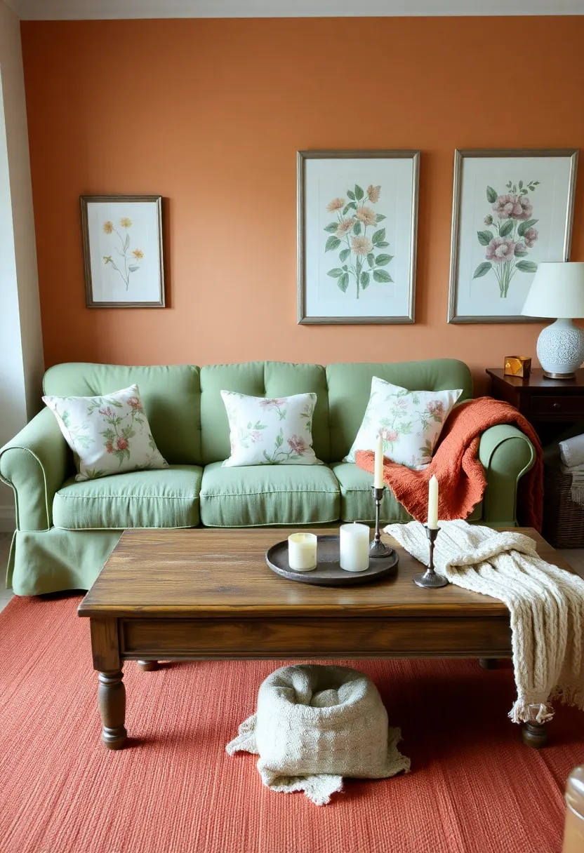 Create an inviting living room: 21 earthy terracotta and sage-green color schemes! - 6th cozy holiday home