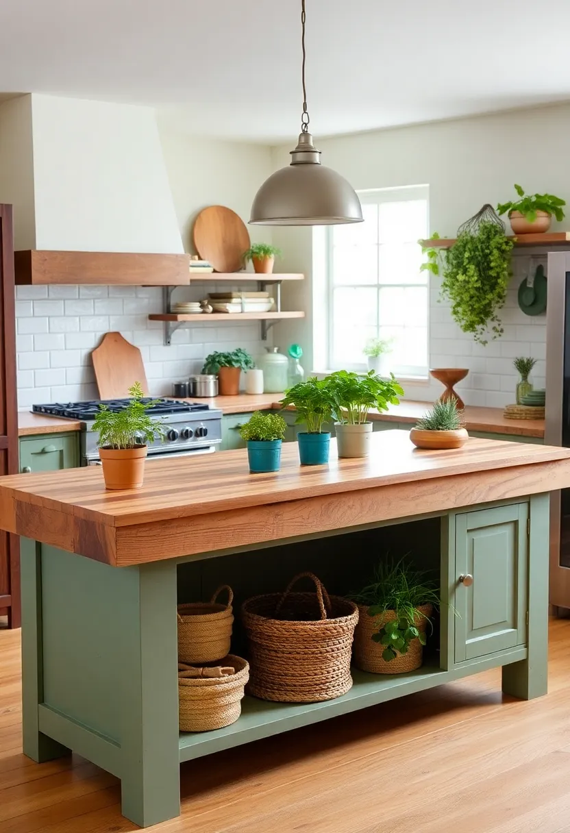 DIY Antique Kitchen Island Restoration Projects: Bring New Life to Vintage Finds - 6. Eco-Friendly Green Makeover