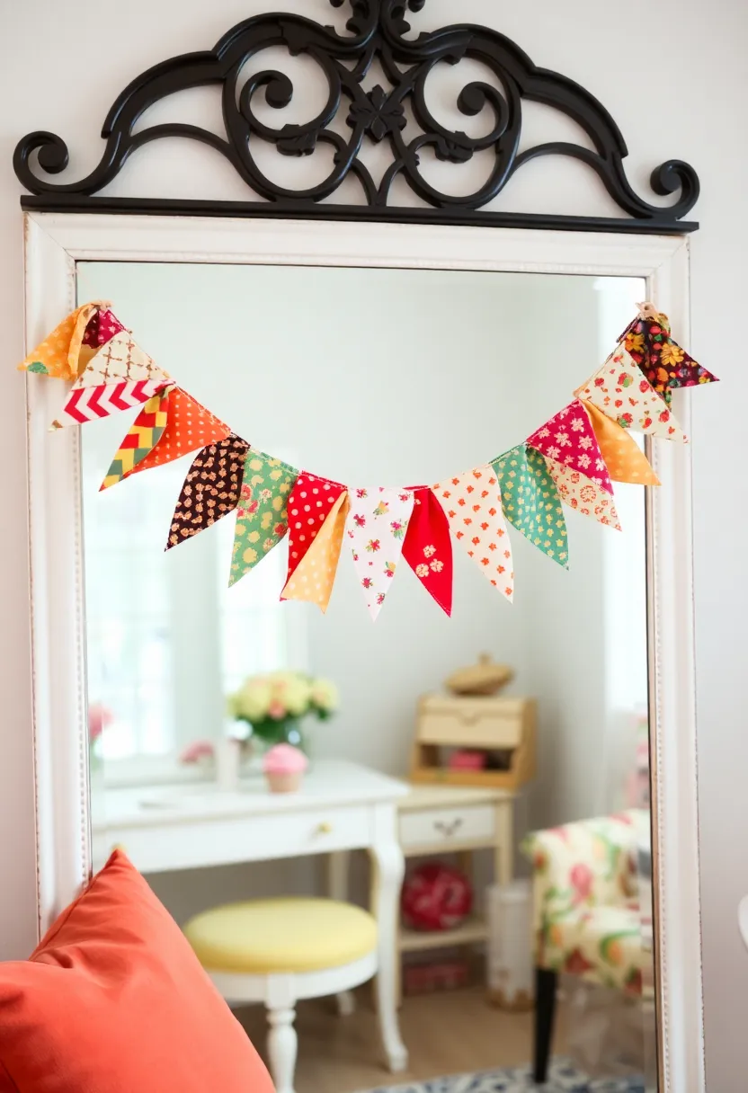 Vintage Dressing Room DIY Projects: Easy Crafts to Personalize Your Space - 4. DIY Vintage Fabric Garlands