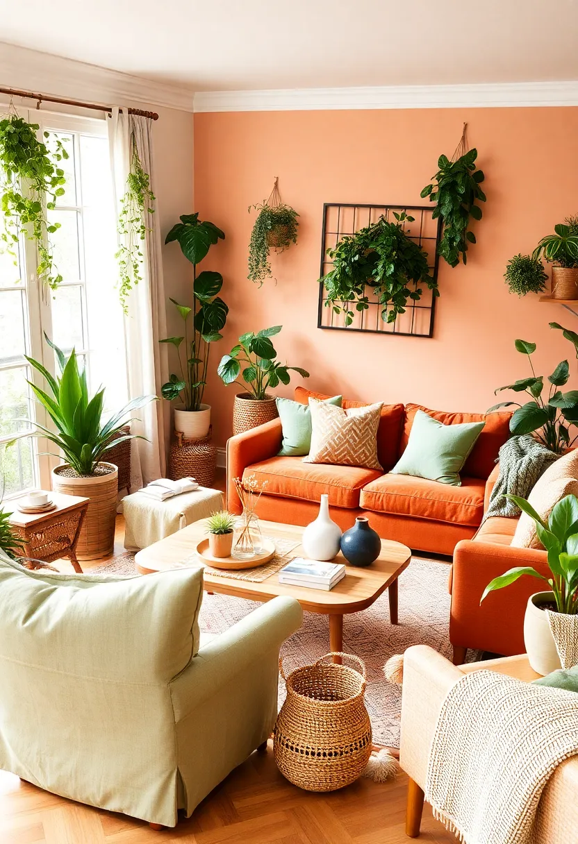 Makeover for furniture: 17 painting and upholstery with earthy terracotta and sage green! - Diploma