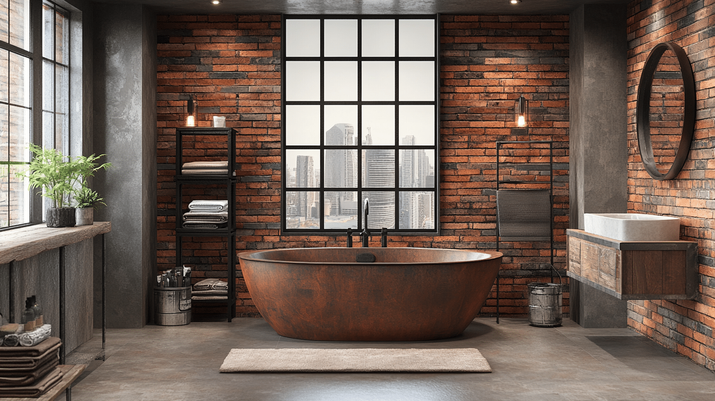 Transform Your Space: 29 Chic Rustic Industrial Bathroom Ideas for a Perfect Blend of Modern and Vintage Charm!