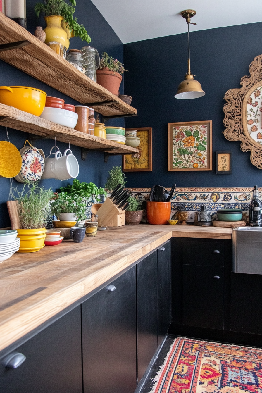 Transform Your Cozy Kitchen: Inspiring Design Tips for a Moody Makeover!