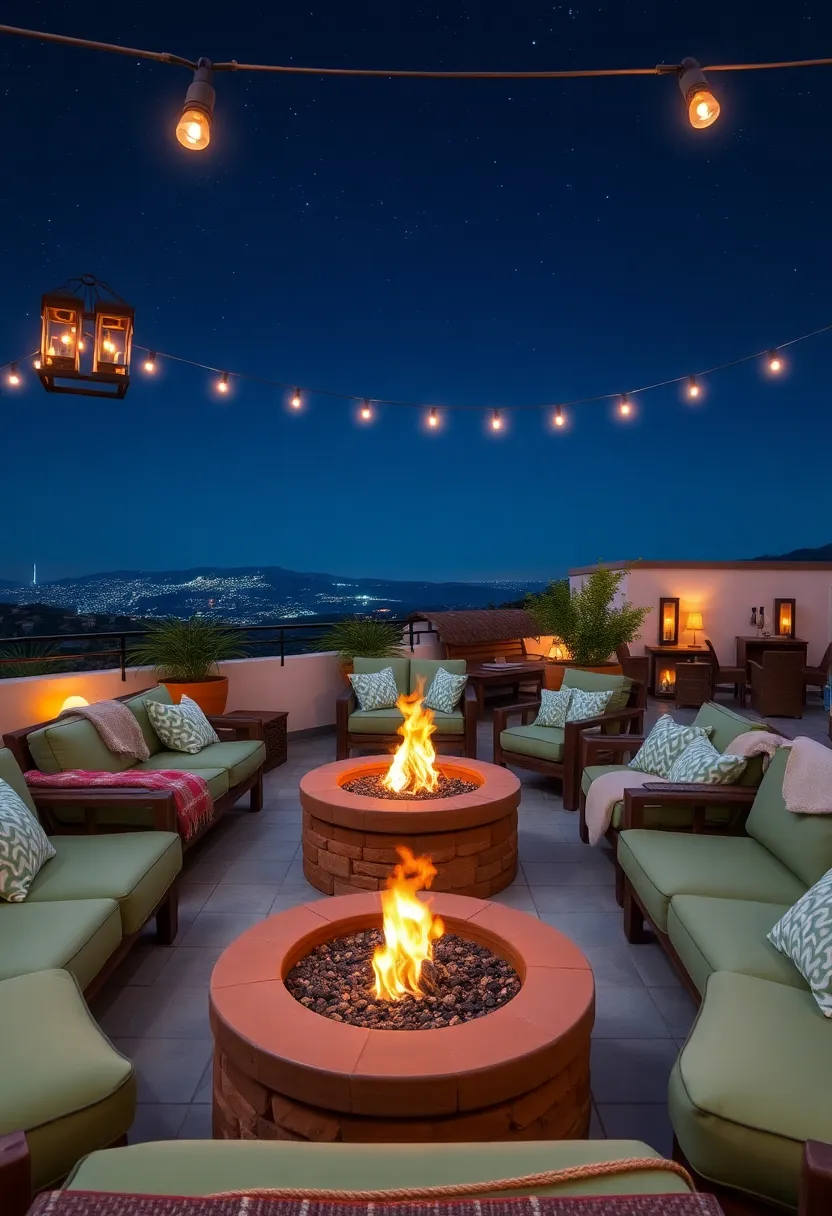 Patio Transformation: How to Use Earthy Terracotta and Sage Green for Outdoor Decorating! - 6. Terracotta fire pit