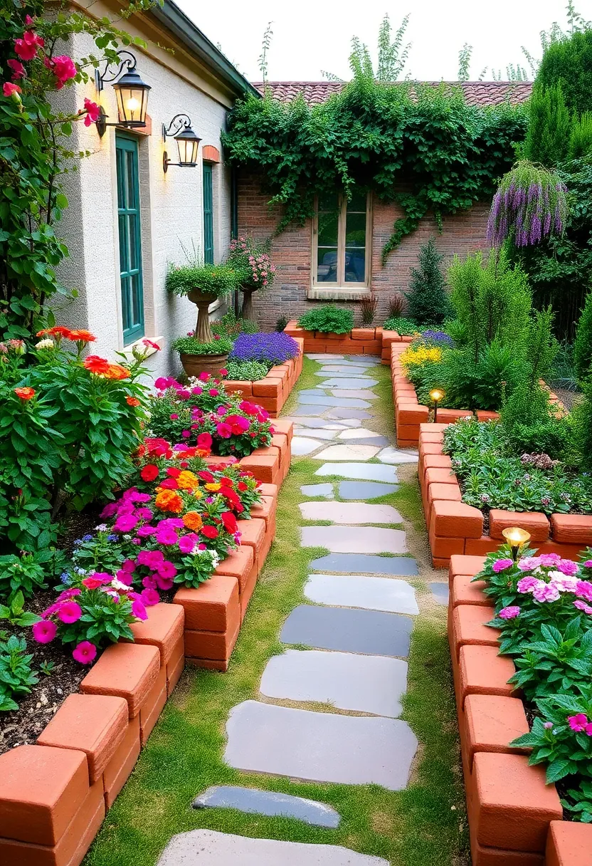 Patio Transformation: How to Use Earthy Terracotta and Sage Green for Outdoor Decorating! - 7. Terracotta garden borders