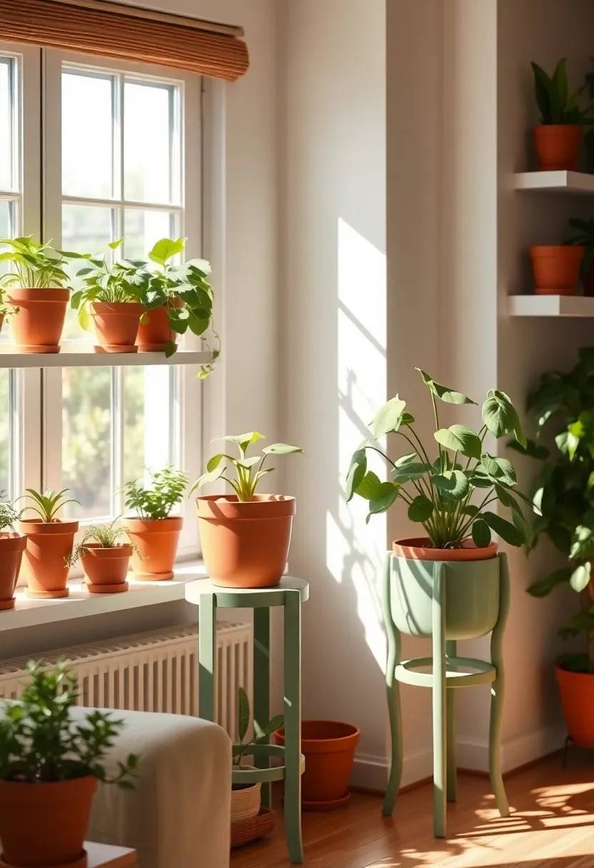 Transform Your Home: 15 Stunning Ways to Use Earthy Terracotta and Sage Green Today! - 4. Terracotta Planters: Bring nature indoors