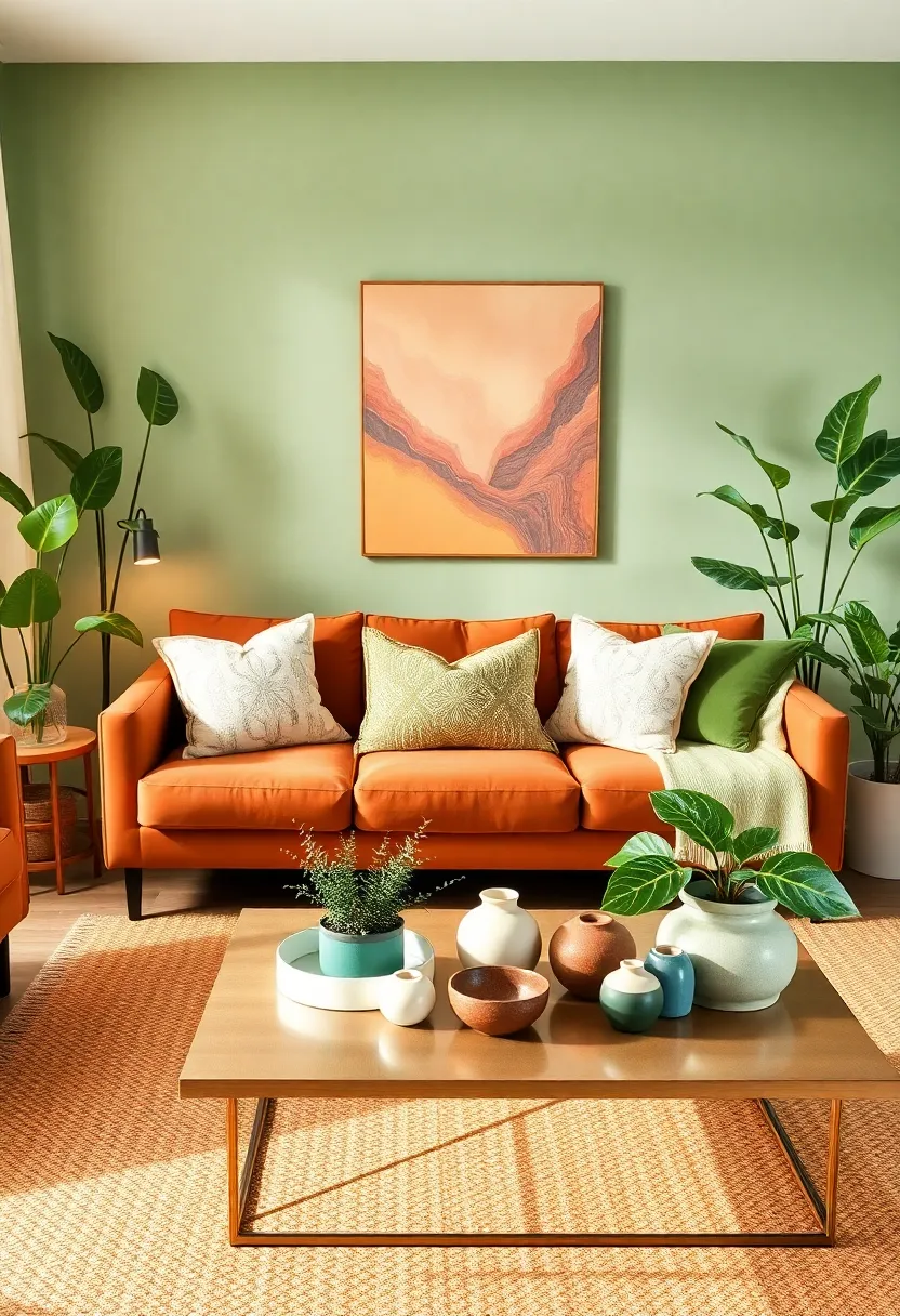 Transform Your Home: 15 Stunning Ways to Use Earthy Terracotta and Sage Green Today! - Diploma