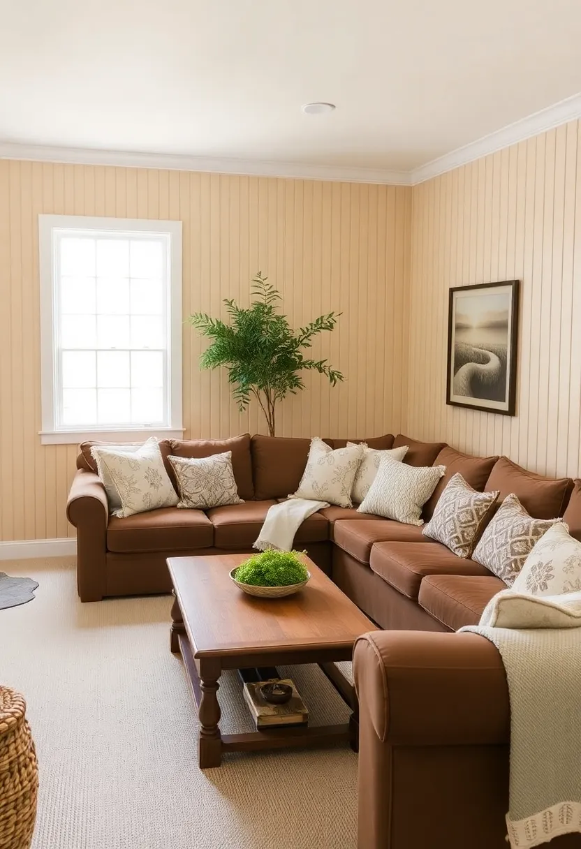 Discover the Secrets: 14 Beadboard Wall Colors for a Stunning Living Room! - 12. Warm Beige: Cozy comfort