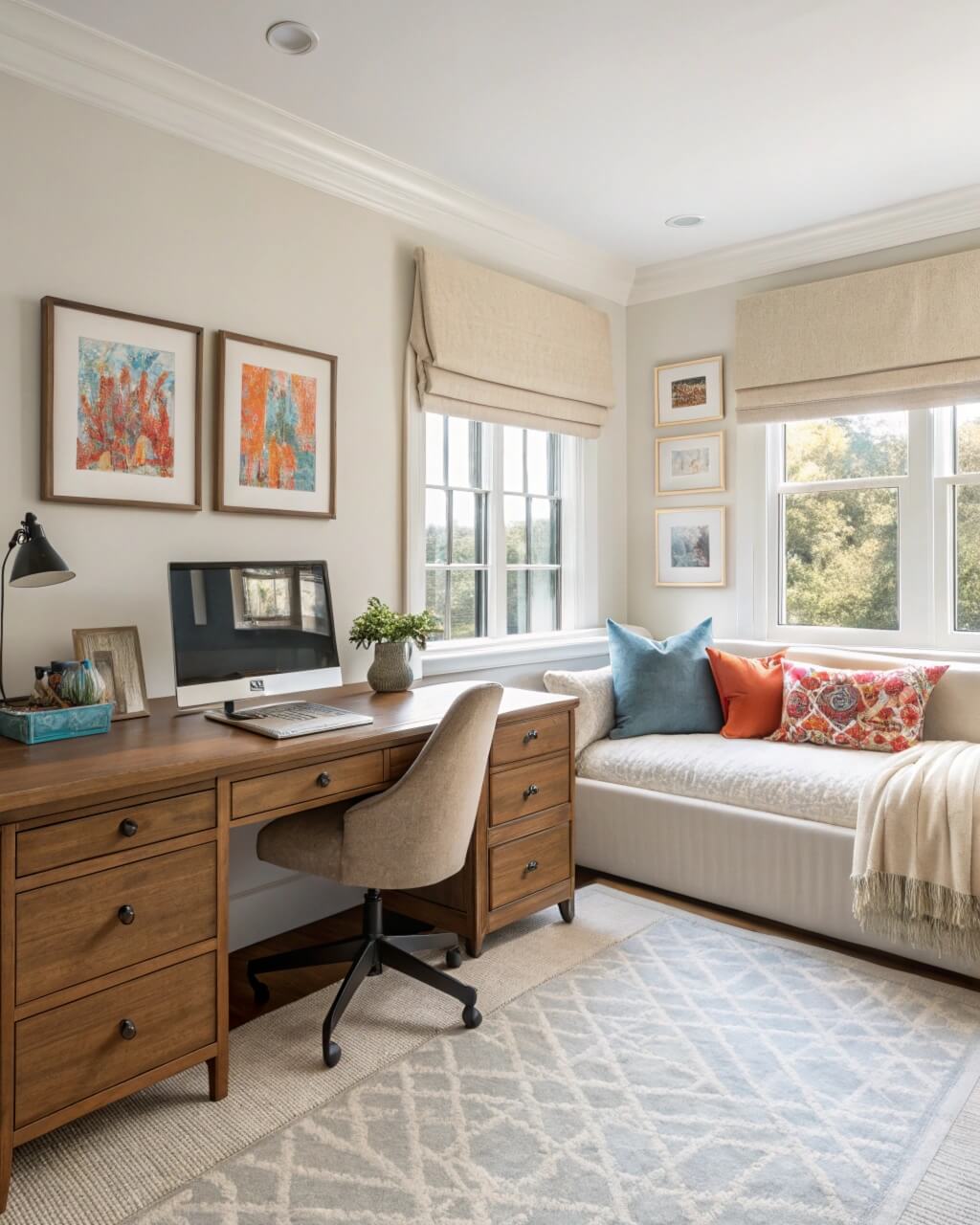 Transform Your Space: 20 Chic Ways to Blend a Home Office and Guest Room Effortlessly!