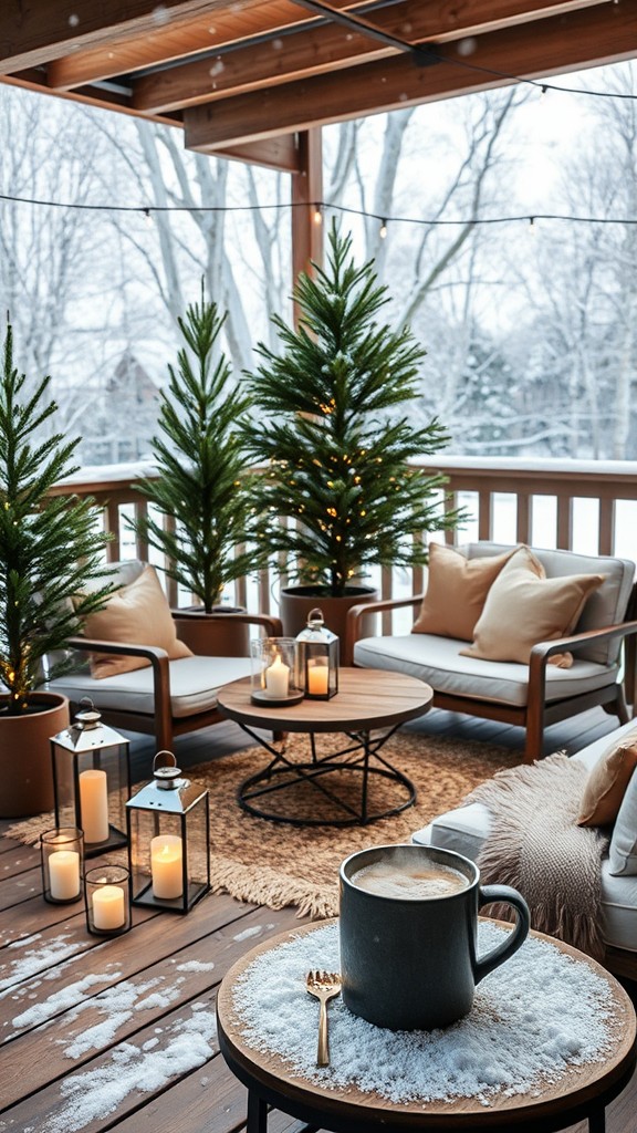 Cozy Up Your Outdoors: 25 Scandinavian Winter Patio Inspirations to Transform Your Space!