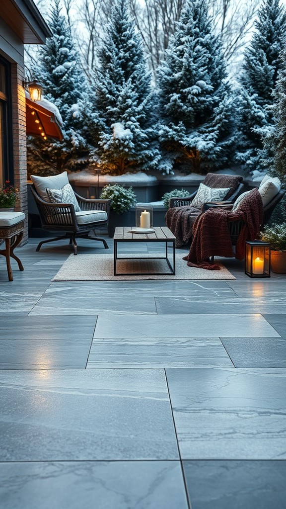 Transform Your Outdoor Oasis: 20 Stylish Patio Flooring Ideas for a Cozy Winter Retreat!