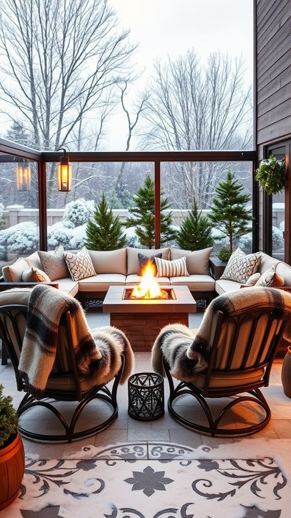 25 Cozy Windproof Patio Ideas to Keep You Warm and Stylish This Winter!