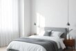 Embracing Serenity: Designing a Minimalist Bedroom in Exquisite Monochromatic Tones