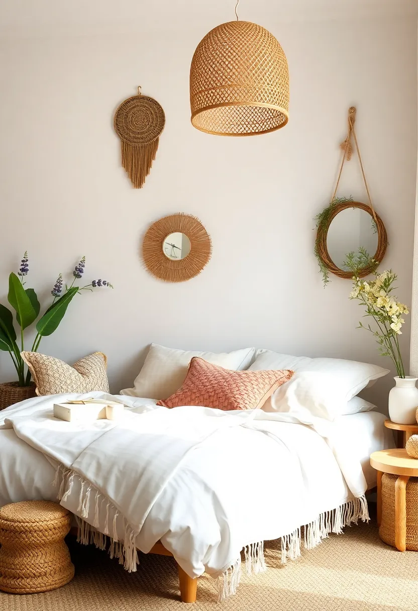 Incorporating Natural Textures For A Cozy Bohemian Vibe